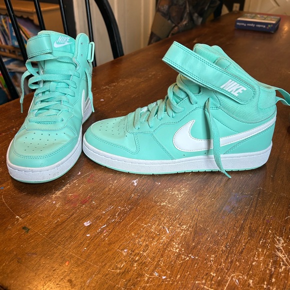 Nike Other - Nike Kids High-Top Sneakers - Mint Green